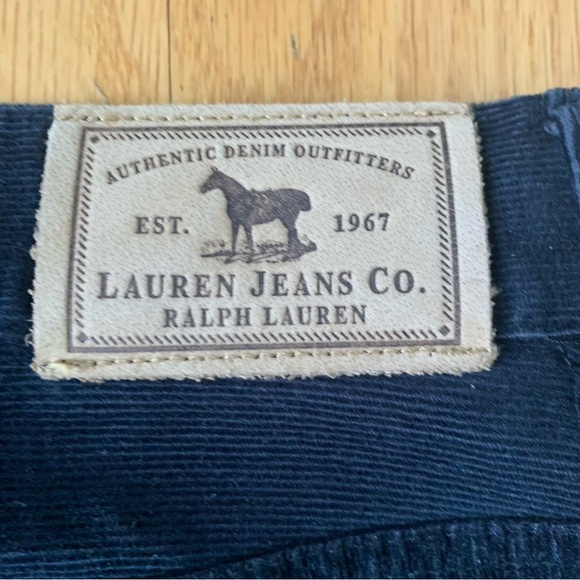 Ralph Lauren Black Corduroy Bootcut Pants Sz 6 - Picture 8 of 8